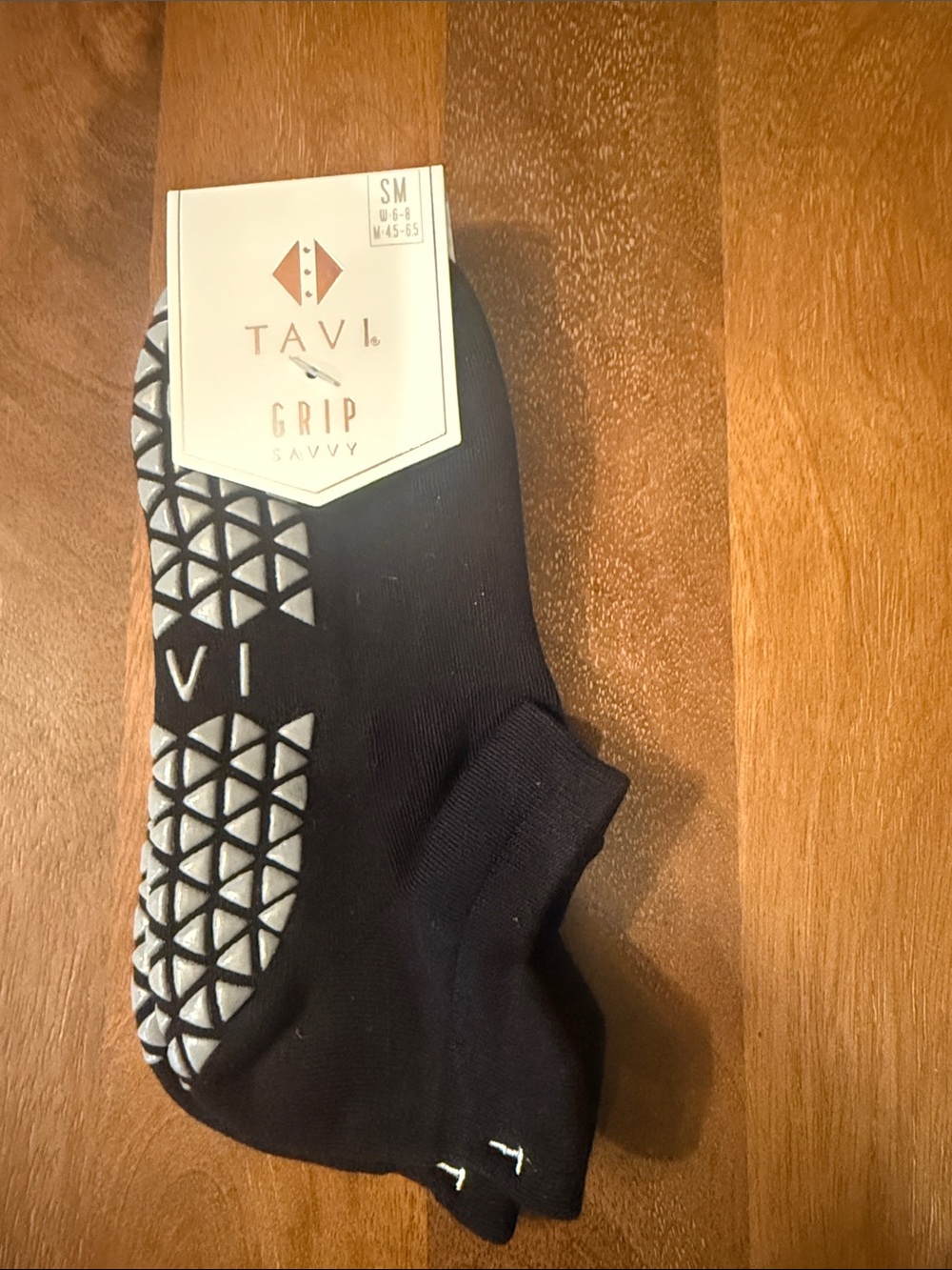 Pure Barre Black No-Show Grip Socks